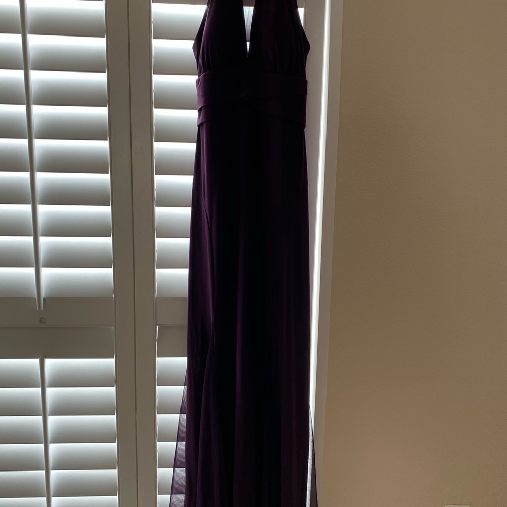 Morgan & Co plum gown size 5/6